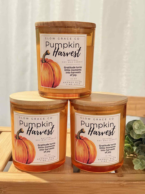 Fall Scent - Pumpkin Harvest Soy Wax Candle