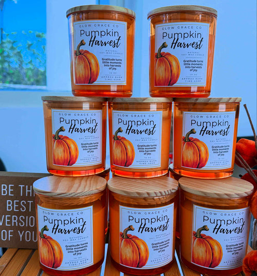 Fall Scent - Pumpkin Harvest Soy Wax Candle