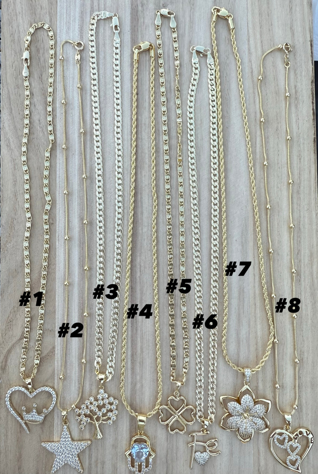 Gold Filled Necklace & Charm