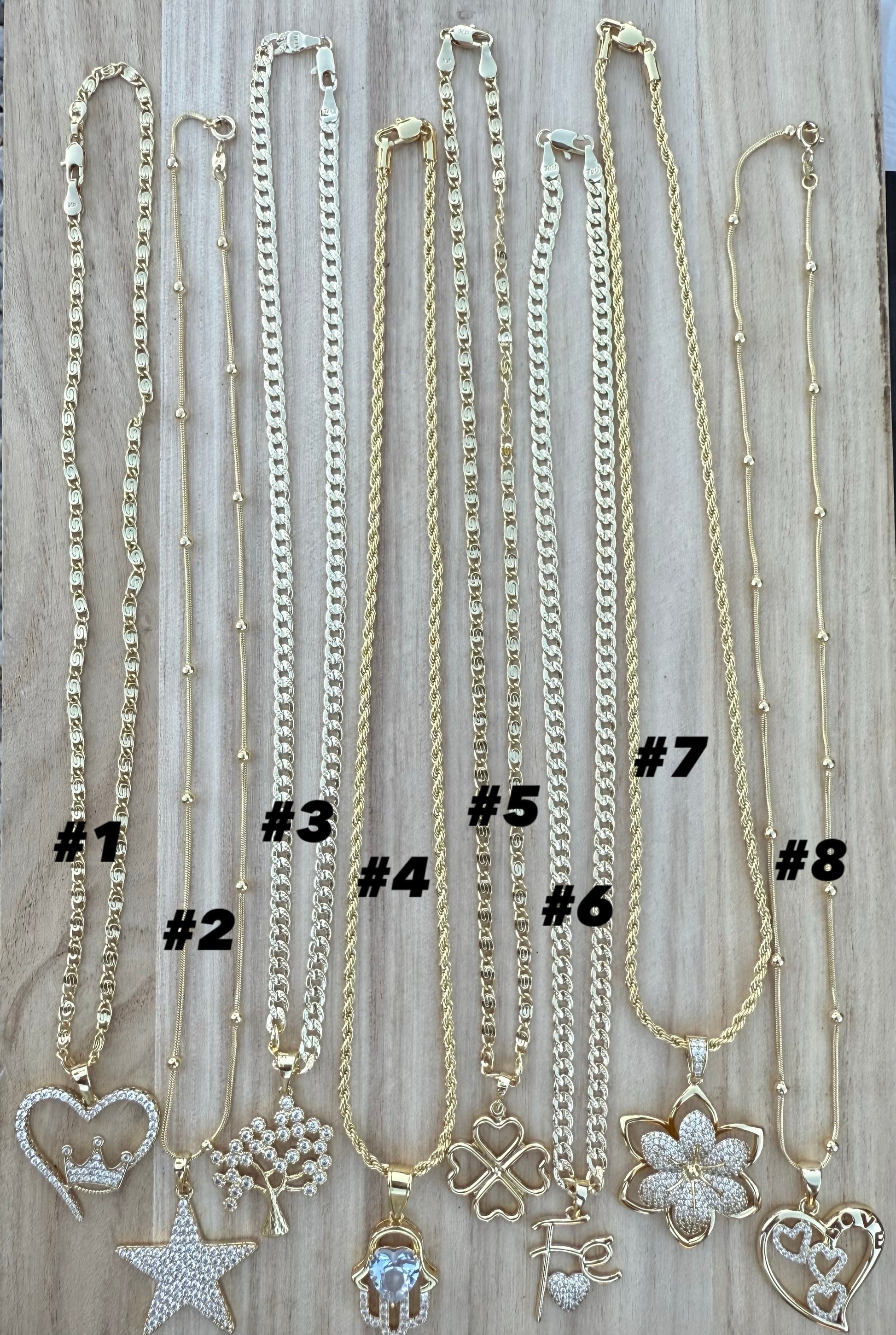 Gold Filled Necklace & Charm