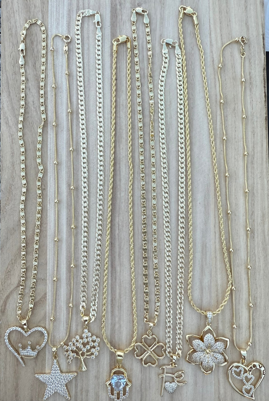 Gold Filled Necklace & Charm