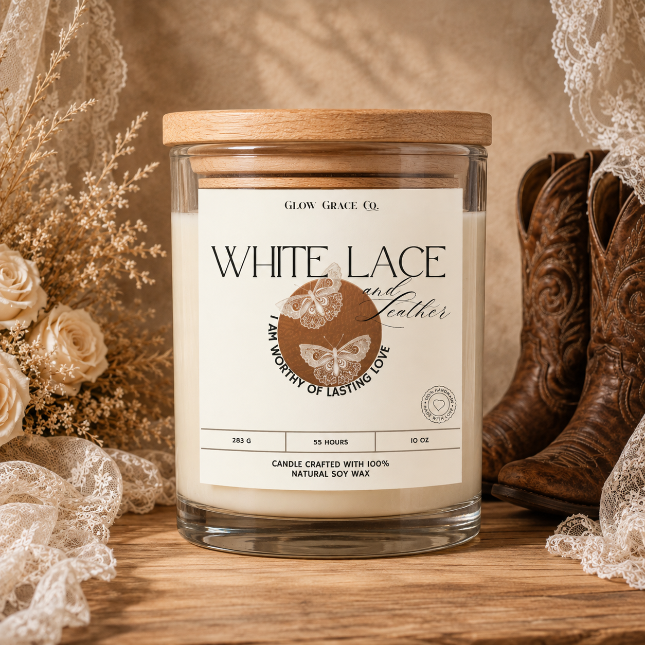 White Lace & Leather