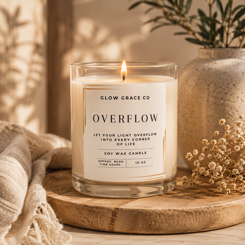Overflow Soy Wax Candle