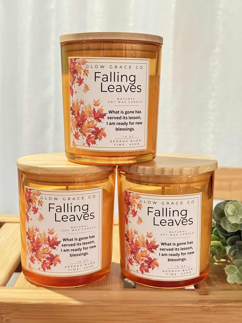 Fall Scent - Falling Leaves Soy Wax Candle